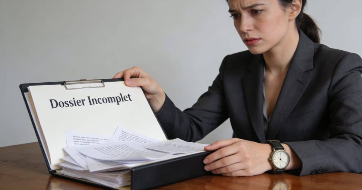Agent caf montre dossier incomplet a femme inquiete